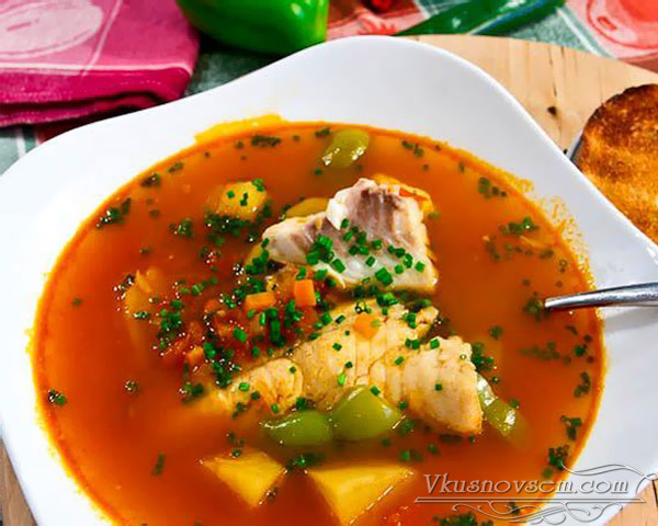 Рыбный суп Халасле